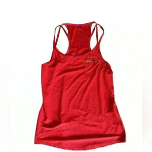 Athleta Speedsetter Tank Top Women’s Double Strap Racerback w/ Pocket Size Small